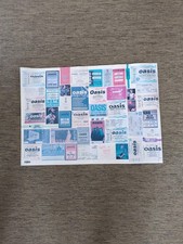 Oasis 1995 Ticket Poster 42 x 30cm From RAW Magazine Rare Collectable