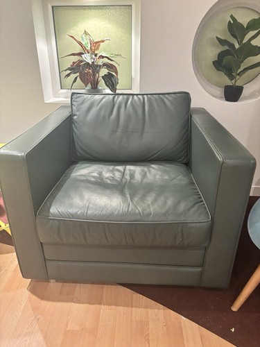 Heals palermo green - green, leather