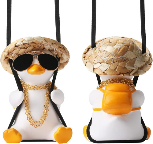 Swinging duck car hanging - duck,