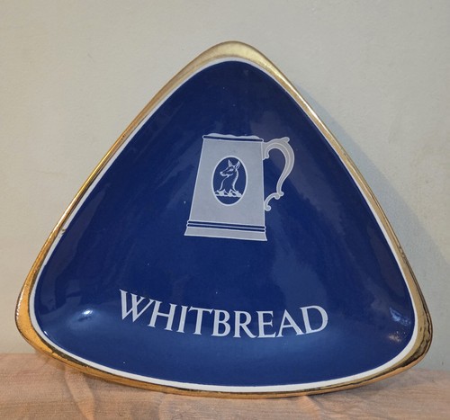 Whitbread ceramic ashtray - whitbread,