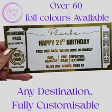 Personalised Boarding Pass  -