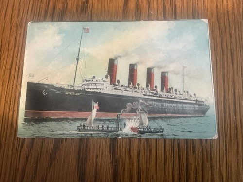 Coloured postcard rms - of,
