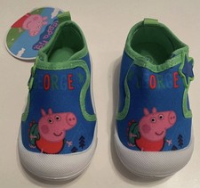 Peppa Pig George Pig pumps trainers shoes size 4