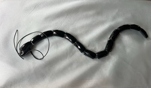 Whitby jet beads - whitby, with