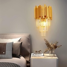 Modern 3 Tiers Crystal Wall