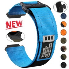 For Garmin Forerunner 220/230/235/620/630/735XT/S6/S5/S20 Nylon Strap Watch Band
