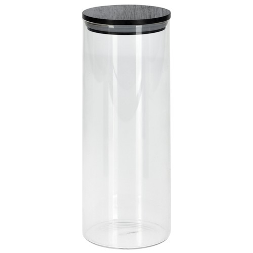 Clear glass cylinder storage - glass,