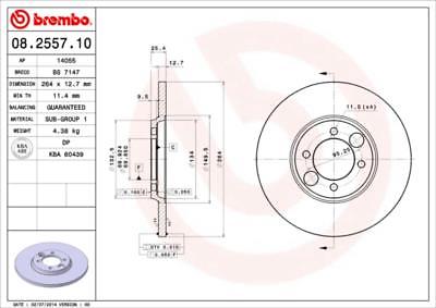 Brake disc for jaguar - 2x,