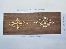 Marquetry Veneer Inlay - Twin