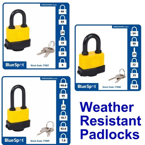 Weather resistant padlocks - weather,