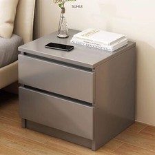 2 Drawer Wooden Bedroom Bedside Cabinet Modern Bedside Table Drawers Cabinet UK