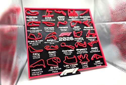 2026 race track display - f1,