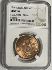 1966 G. Britain Red Penny