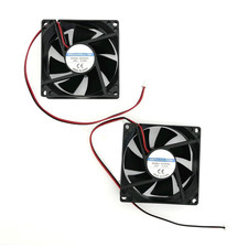 JZK 2Pcs 80X80X25 Mm 2Pin DC