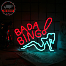 Bada Bing Neon Signs for Wall Decor for Man Cave Light up Sign for Bedroom Bar P
