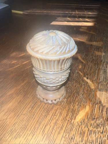 Antique carved coquilla nut - antique,