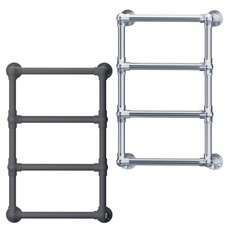 Modern bathroom towel radiator - bathroom,