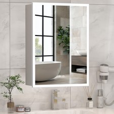 White LED Bathroom Mirror
