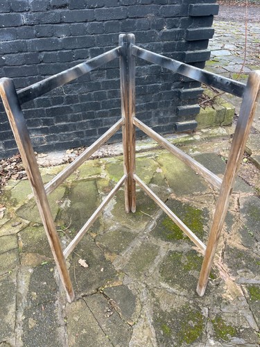 Vintage wooden folding clothes - vintage,