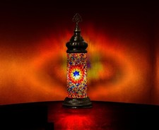 Mosaic Glass Lamp Cylinder