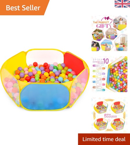 Large colorful ball pit tent - large,