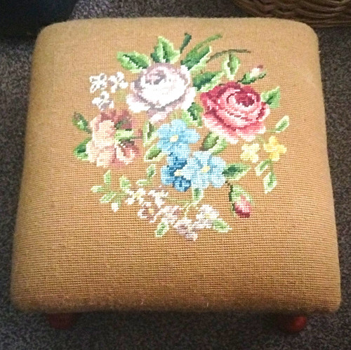 Square floral upholstered - floral,