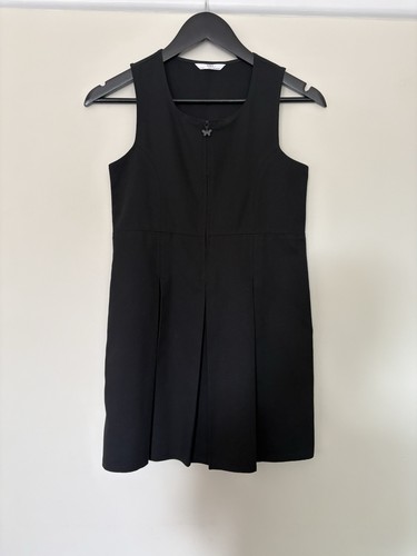 Black school dress - black,