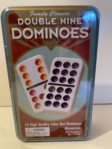 Pressman double nine dominoes - pressman,