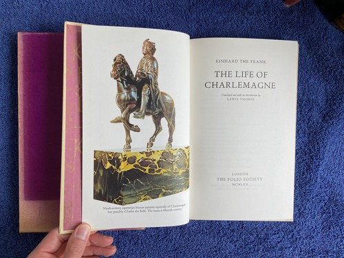 Folio society einhard - society,