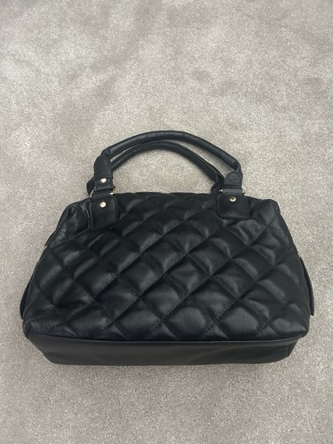 Hotter black quilted handbag - hotter,