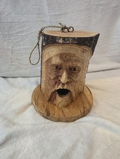 Hand Carved Wooden Green Man