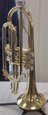 Blessing B flat cornet with Case High Polish Brass Beginner - #3105