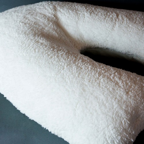 Shaped pillow teddy sherpa - pillow,