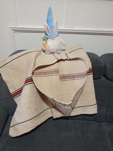 Antique hemp grain sack - antique,