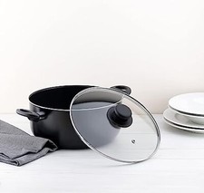 PEBBLE HUG 24 Cm Glass Lid for