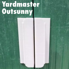 2 Replacement Door Handles Compatible with Yardmaster Outsunny Metal Shed