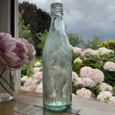 Antique Glass Parke & White