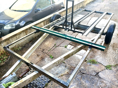 Motorcycle trailer braked 4 - trailer,