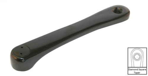 Left hand crank arm - crank, black