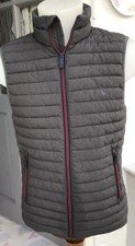MEN’S GENUINE JOULES WARM WELCOME SNUG GREY GILET JACKET SIZE SMALL
