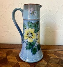 Vintage Chelsea Pottery Studio Pottery Small Floral Bee Jug Margaret Tomlins ?