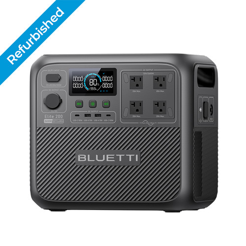 Bluetti elite 200v2 2600w - bluetti,