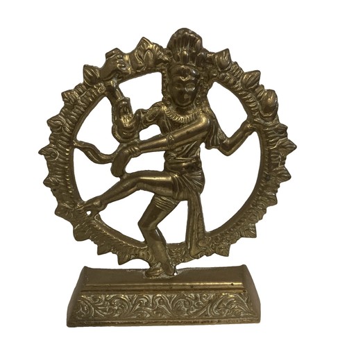 Vintage small brass shiva - vintage,