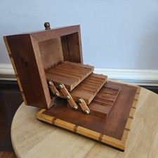 Exquisite Art Deco Wooden Inlaid Cigarette Holder