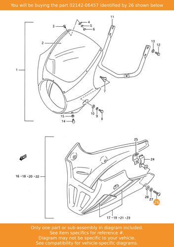 Suzuki screw 02142 06457 - suzuki, 02142-06457