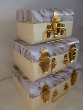 Set of 3 Small Metal Storage