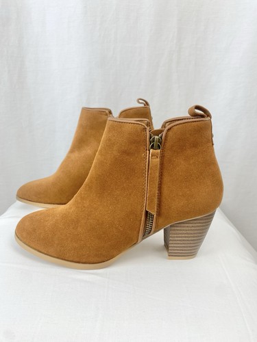 Faith women tan suede - women's, ankle