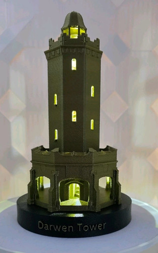 Light darwen tower model - light-up,