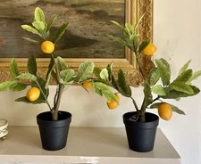 Artificial Lemon Plant Faux