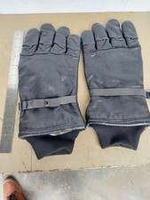 Military Surplus Black Leather Pilot Gloves Sz. XXL Hawkeye Glove USA